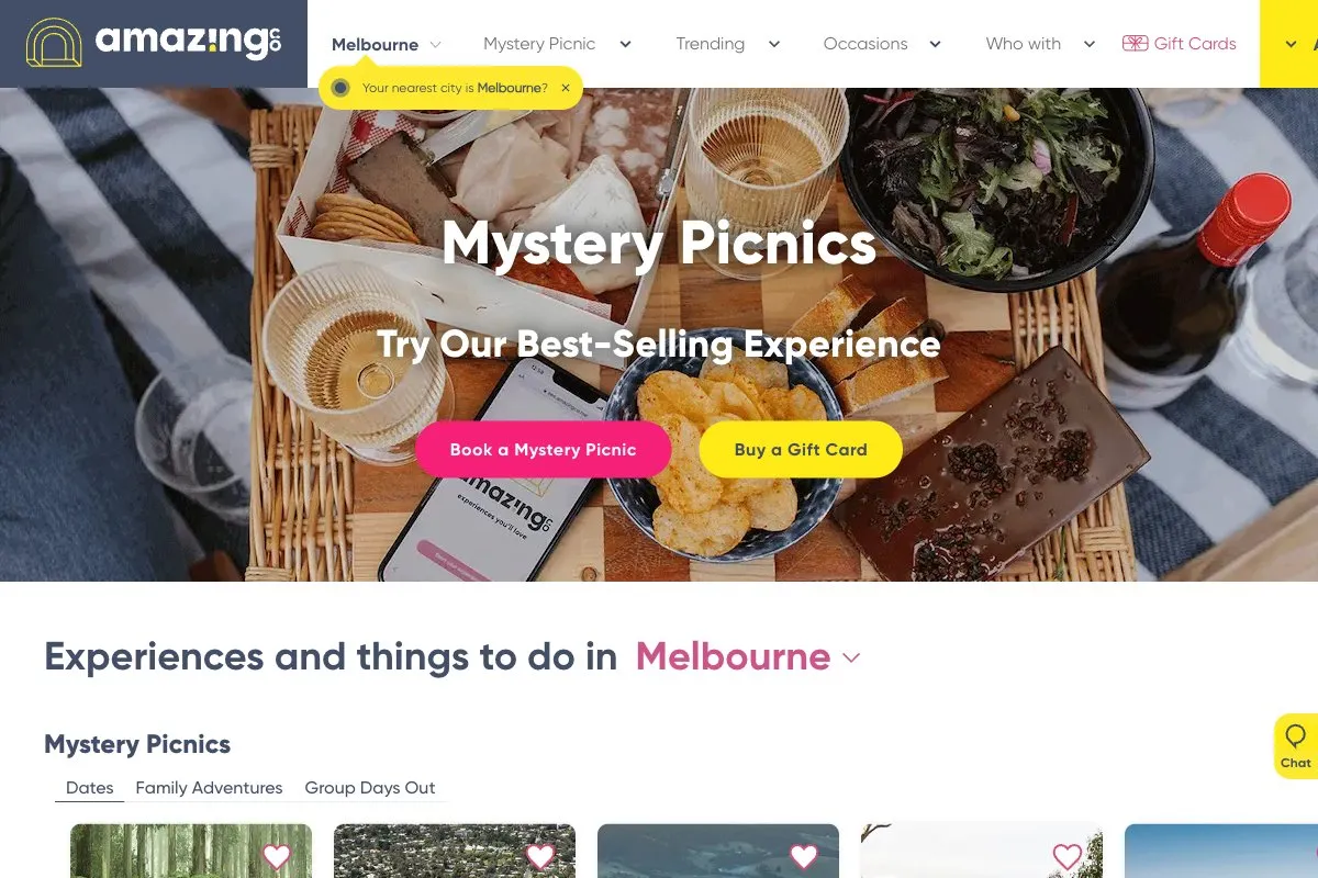 Screenshot of AmazingCo