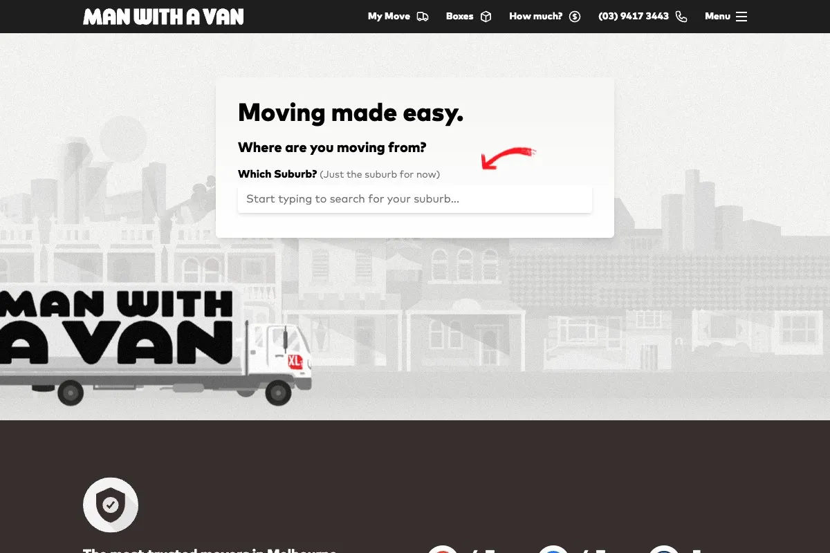 Screenshot of Man With A Van